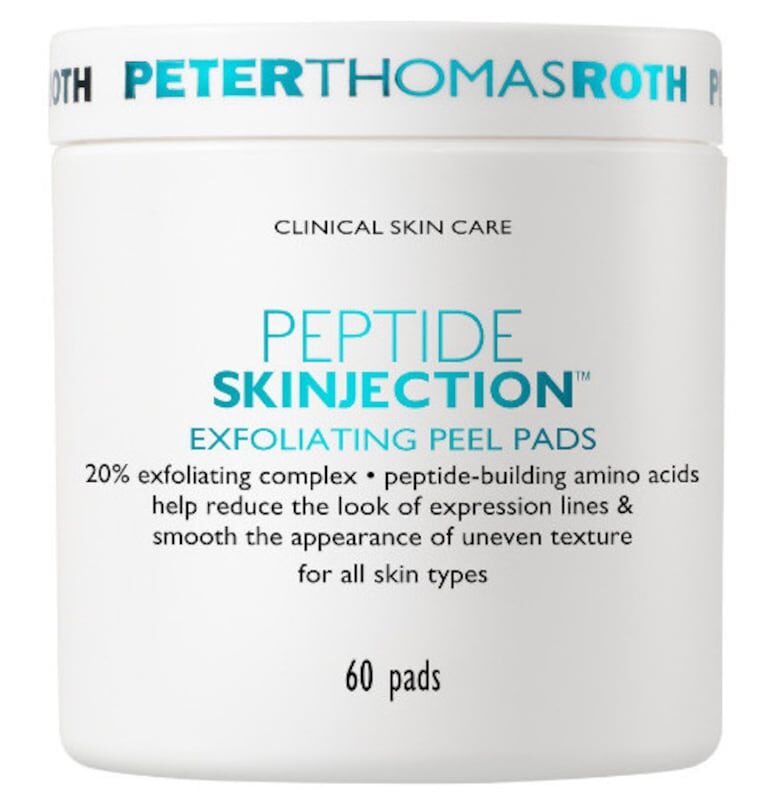 Ексфолиращи пилинг тампони  с пептиди Skinjection - 60 броя Peter Thomas Roth