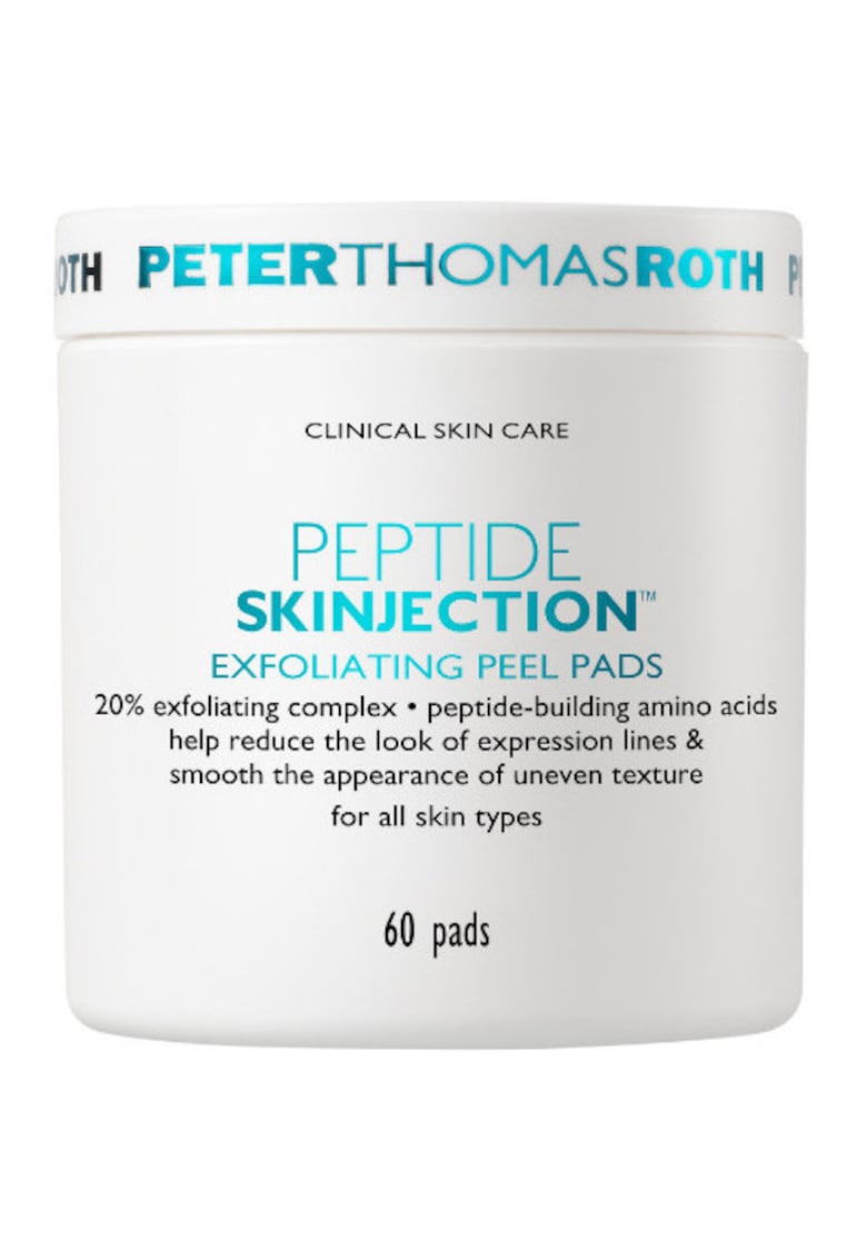 Ексфолиращи пилинг тампони с пептиди Skinjection - 60 броя Peter Thomas Roth