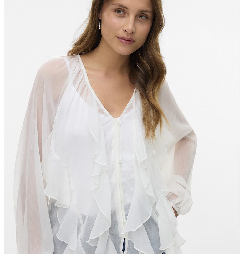Ефирна блуза с дипли Vero Moda