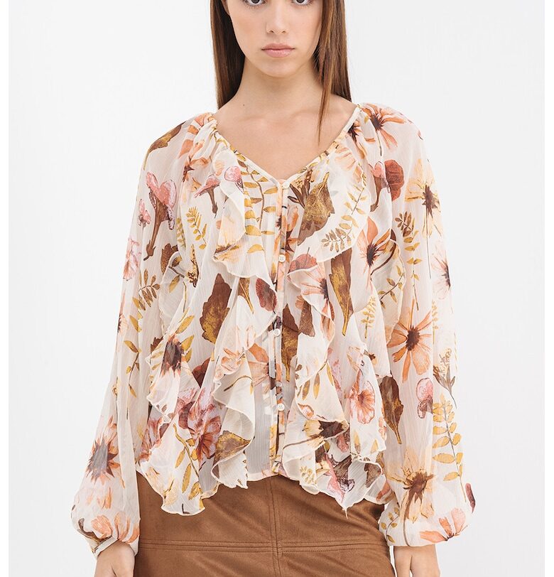 Ефирна блуза с дипли Vero Moda