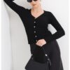 Жилетка с коприна и кашмир GUESS