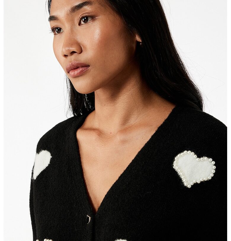 Жилетка със сърцевиден принт KOTON