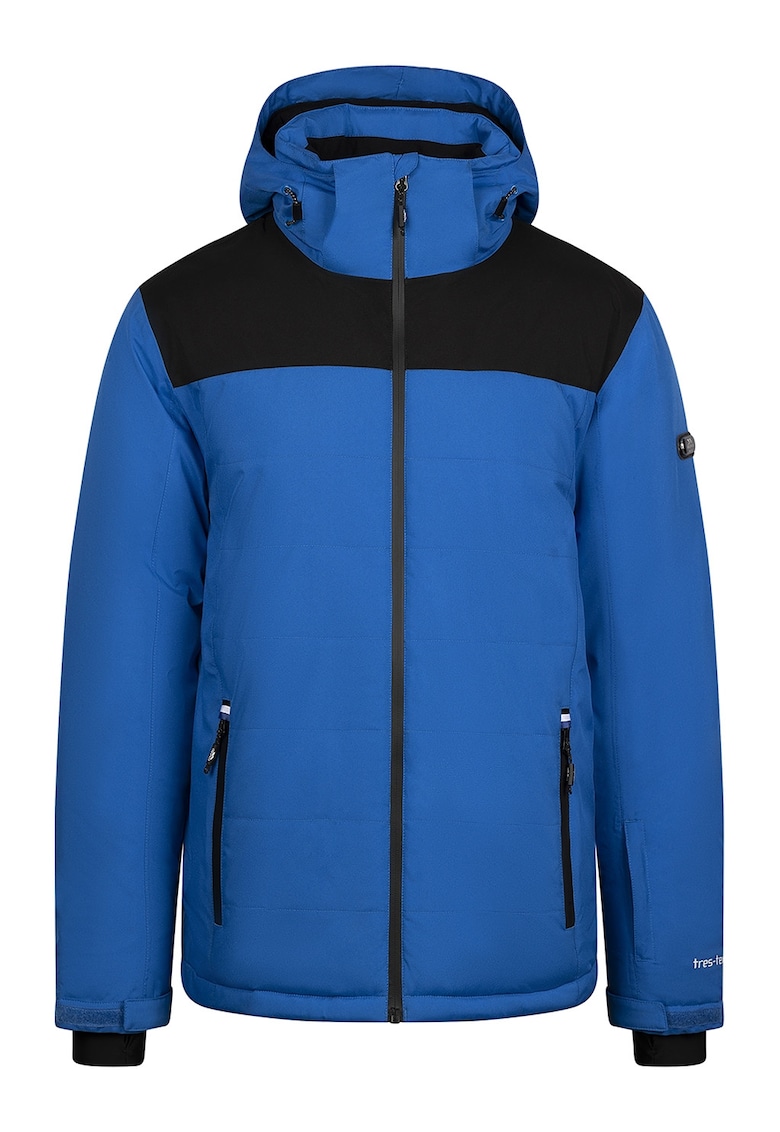Зимно яке за трекинг Christopher - Черен/Кралско Синьо Trespass
