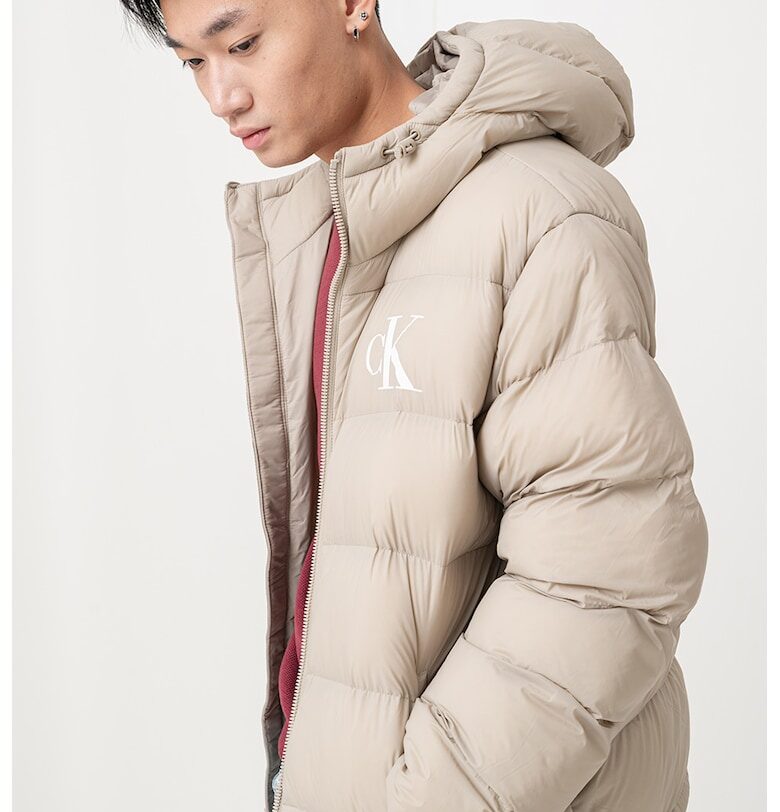 Зимно яке с качулка CALVIN KLEIN JEANS
