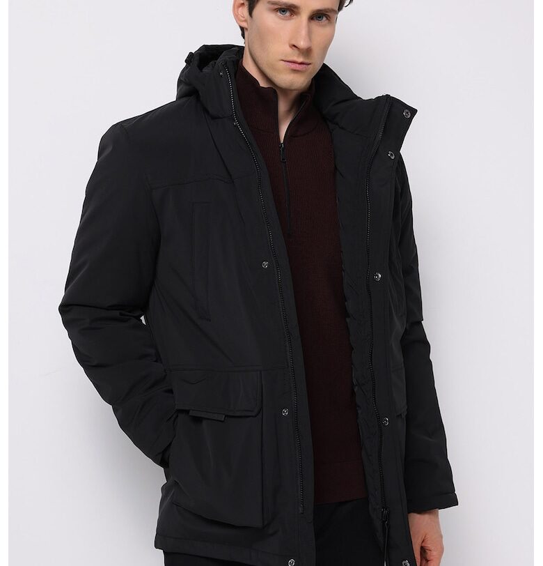 Зимно яке с качулка COLINS