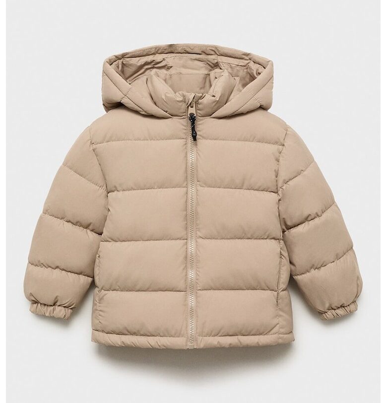 Зимно яке с качулка Mango