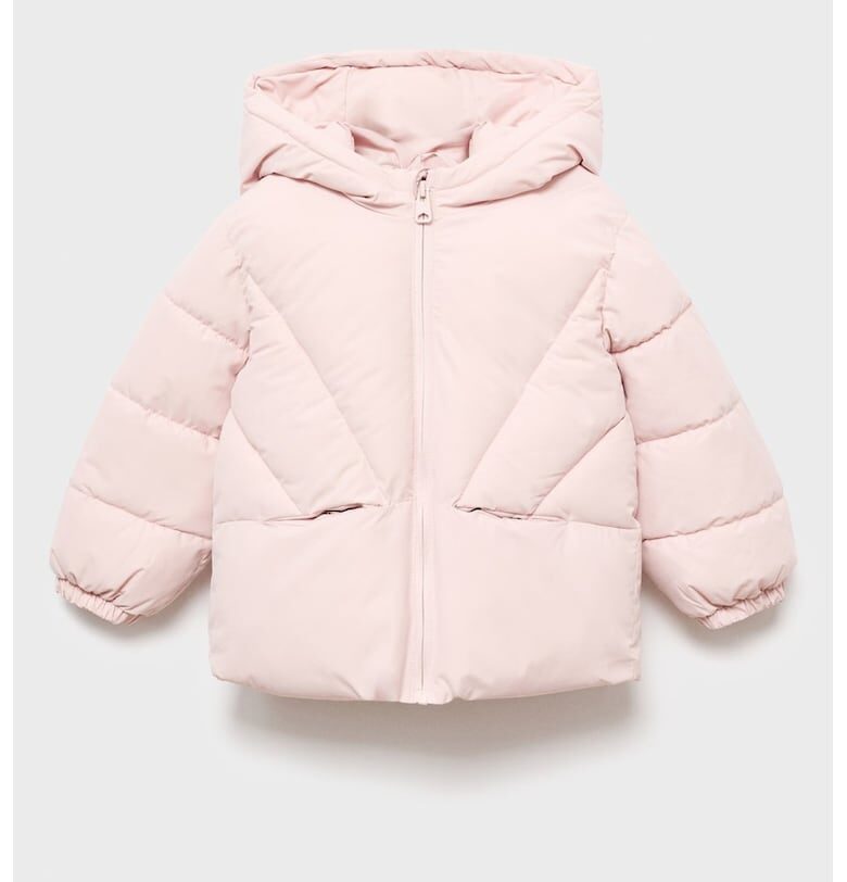 Зимно яке с качулка Mango