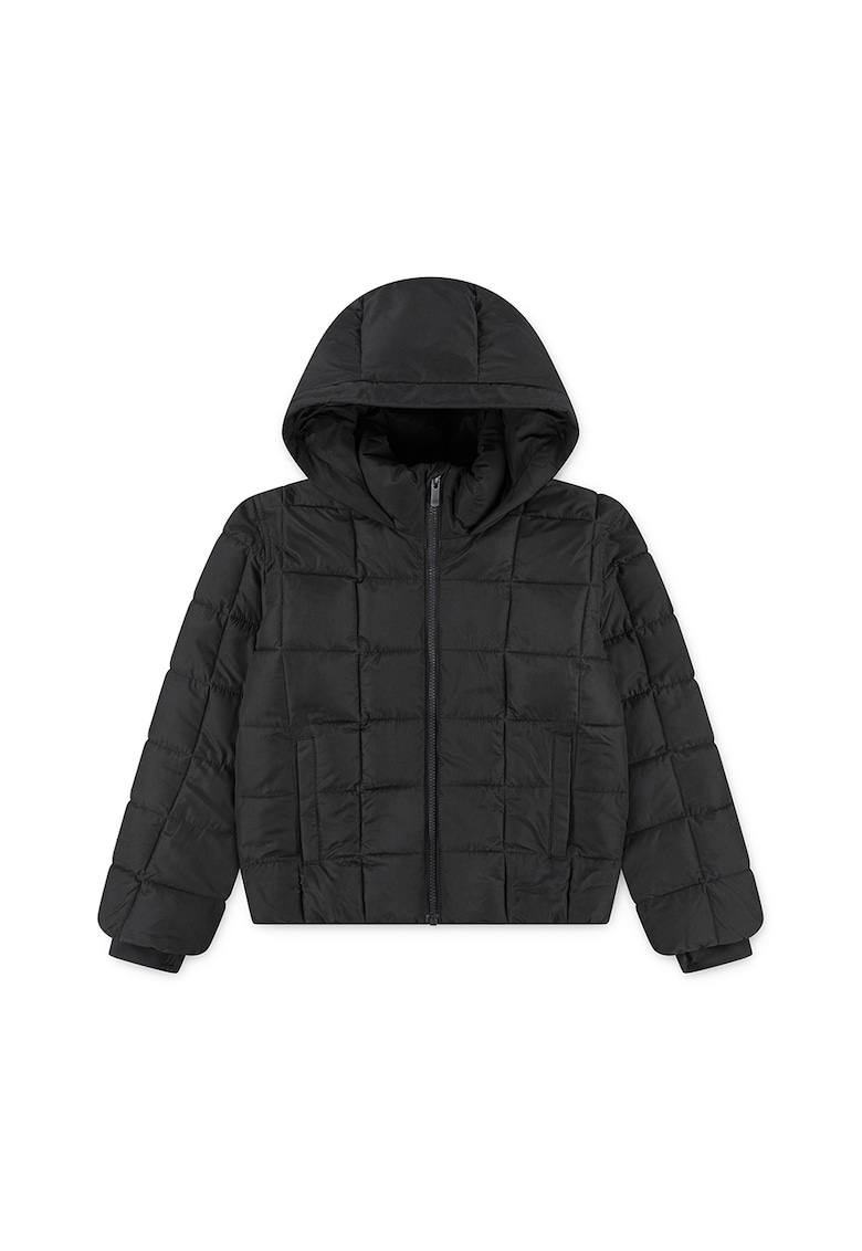 Зимно яке с принт и цип Abercrombie Fitch