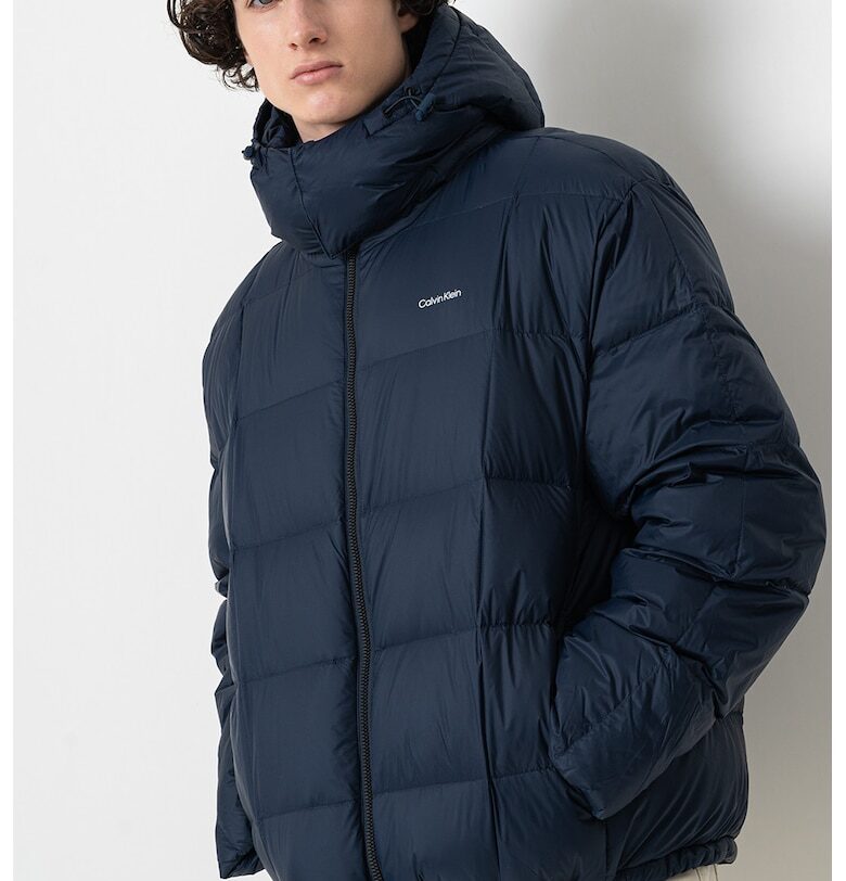Зимно яке с цип и лого CALVIN KLEIN