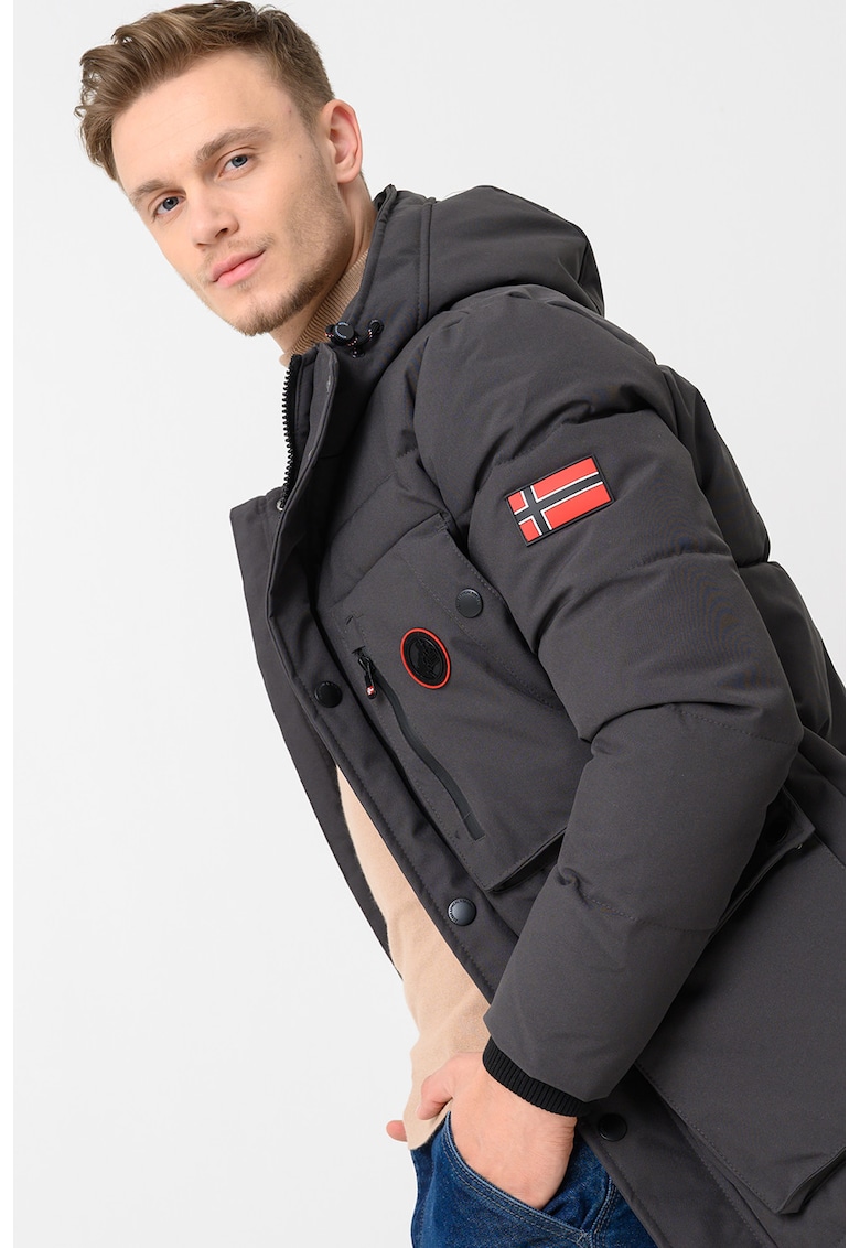 Зимно яке Albert с вата и качулка Geographical Norway