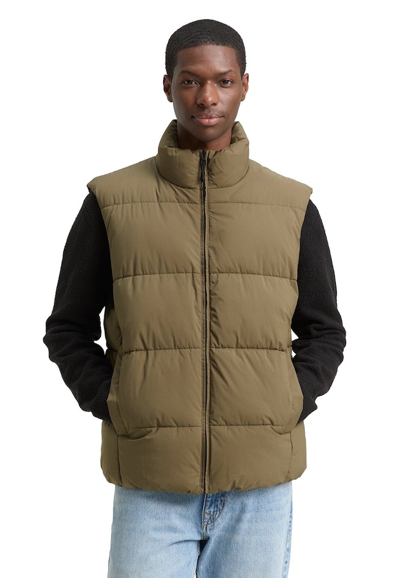 Капитониран елек с джобове встрани Tom Tailor