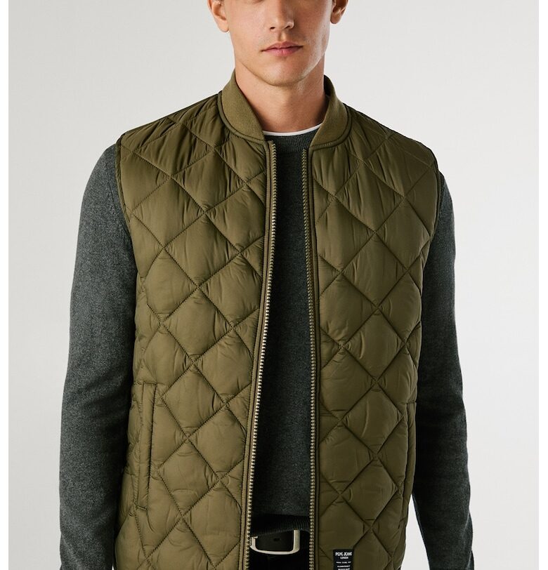 Капитониран елек със странични джобове Pepe Jeans London