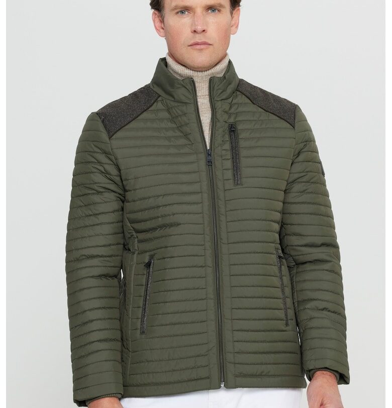 Капитонирано яке с джобове с цип ACCo