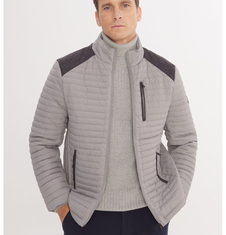 Капитонирано яке с джобове с цип ACCo