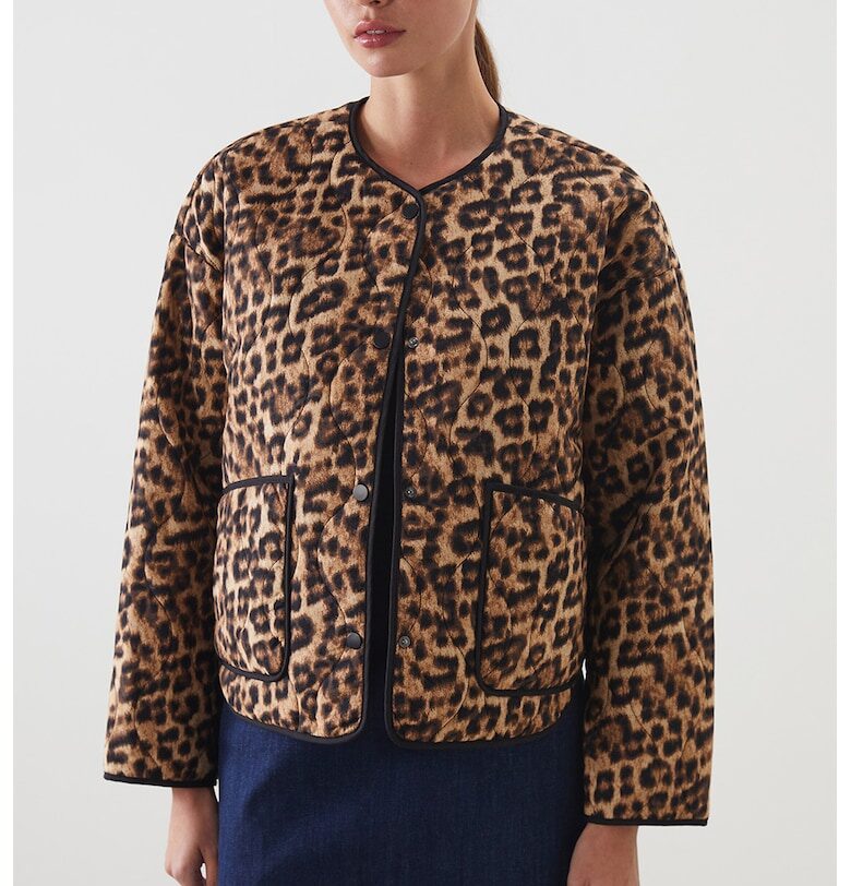 Капитонирано яке с животинска шарка LC WAIKIKI