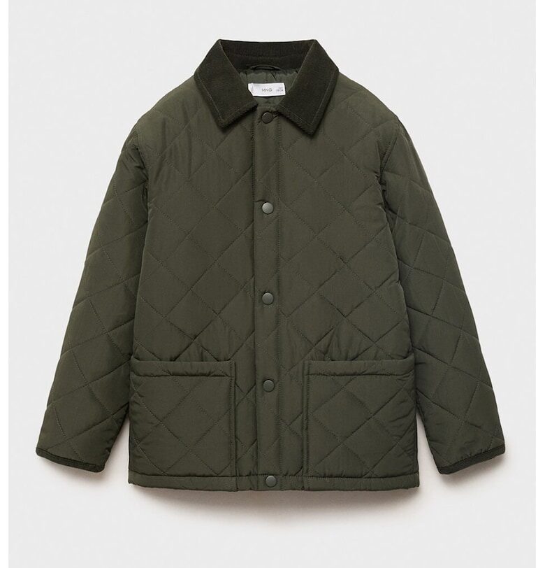 Капитонирано яке с пришити джобове Mango