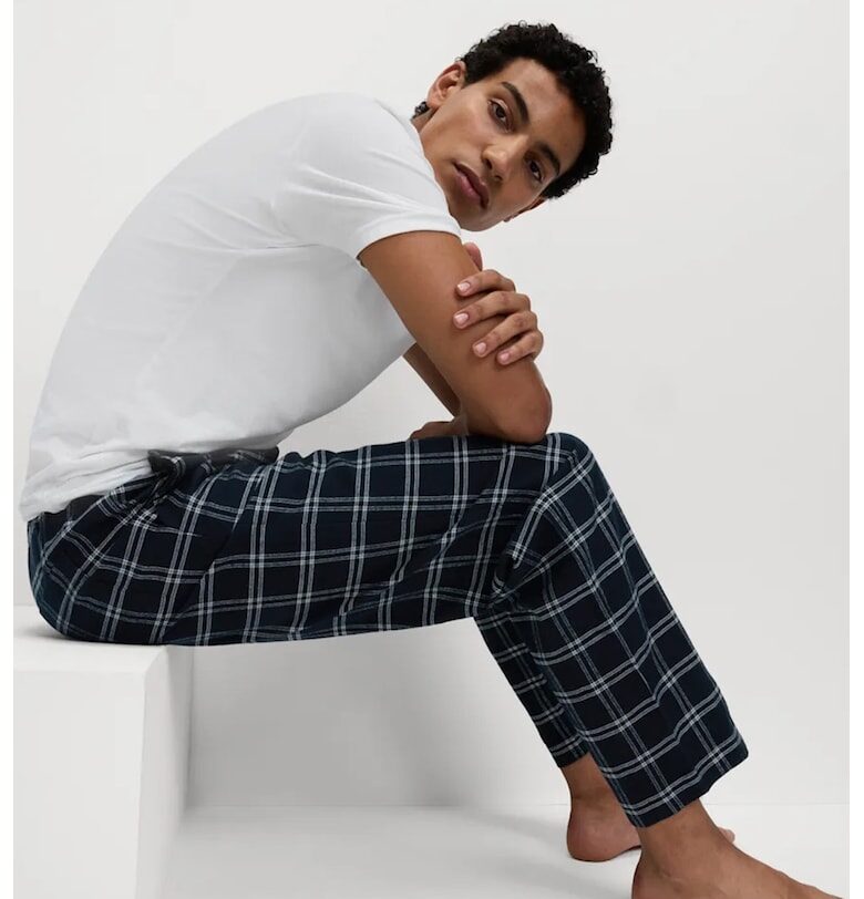 Карирана долна пижама Marks  Spencer