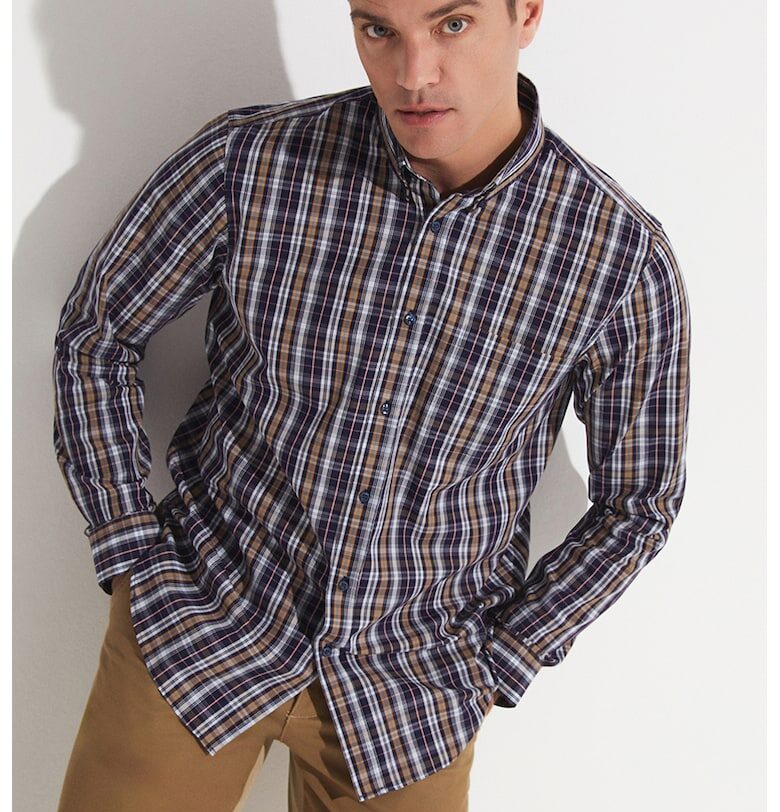 Карирана риза с дълги ръкави June