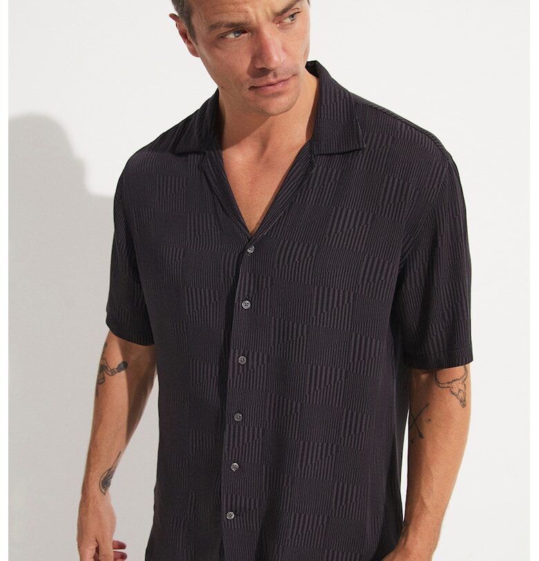 Карирана риза с къси ръкави June