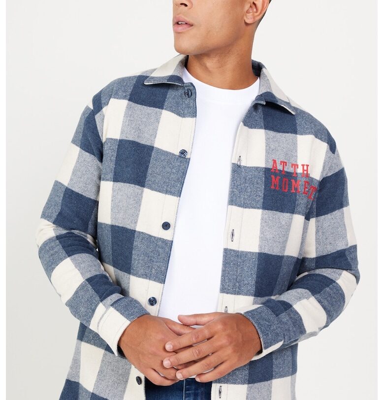 Карирана риза с принт ACCo