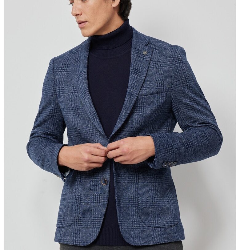 Карирано сако с копчета ACCo