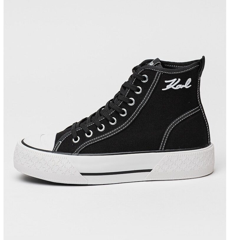 Кецове с висок профил и лого Karl Lagerfeld