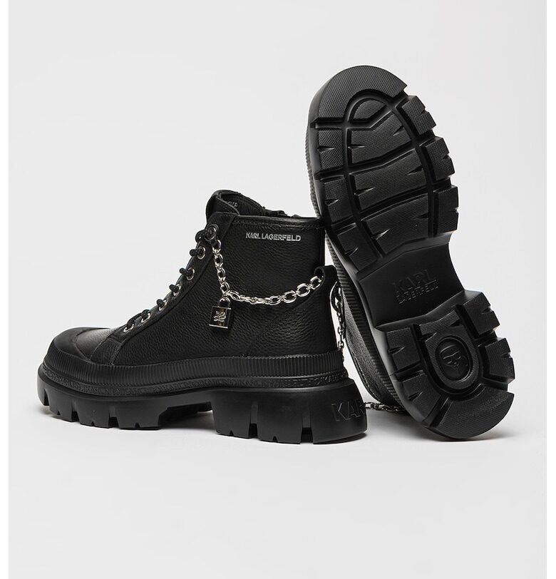 Кожени боти Karl Lagerfeld
