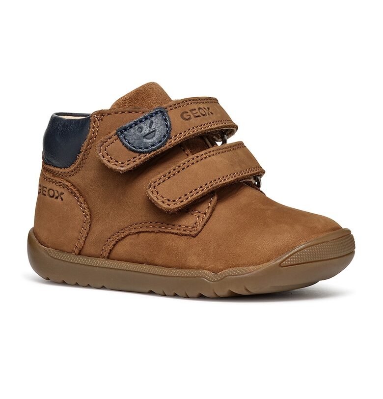 Кожени боти с велкро Geox