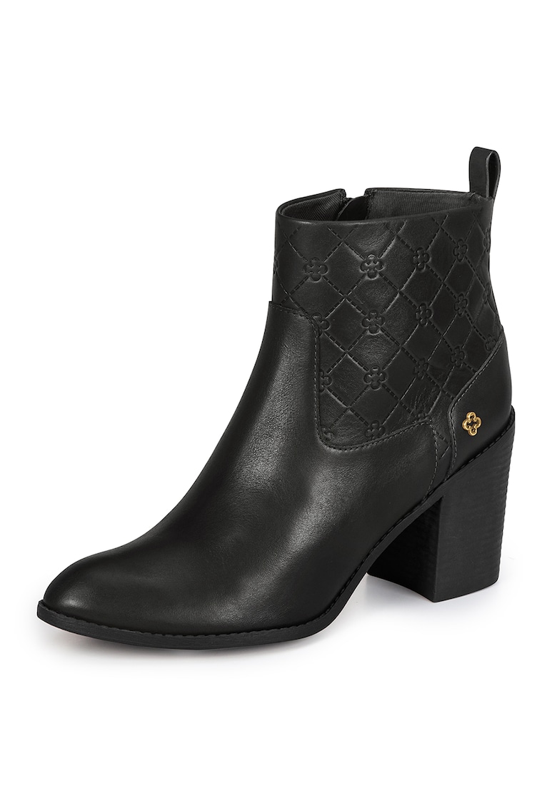 Кожени боти с масивен ток Capodarte