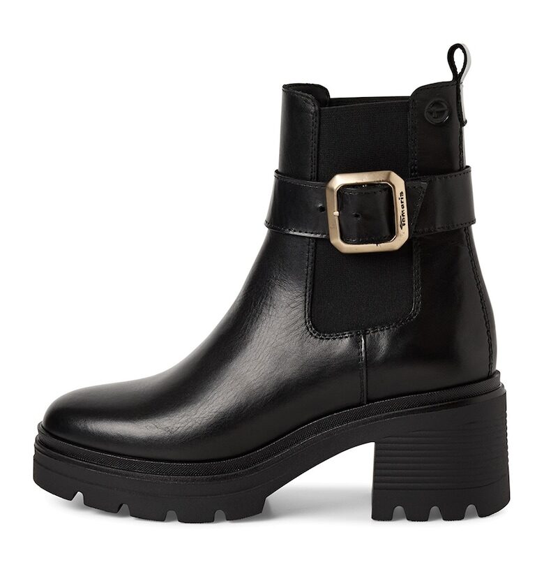 Кожени боти с панделка Tamaris