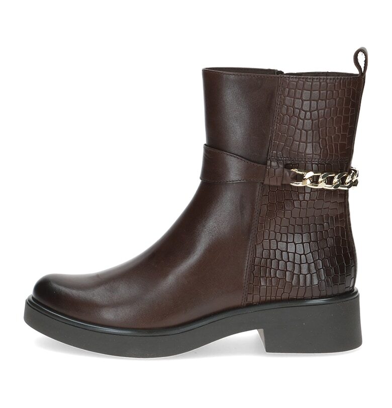 Кожени боти с шагрен Caprice