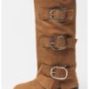 Кожени ботуши Mia NINE WEST