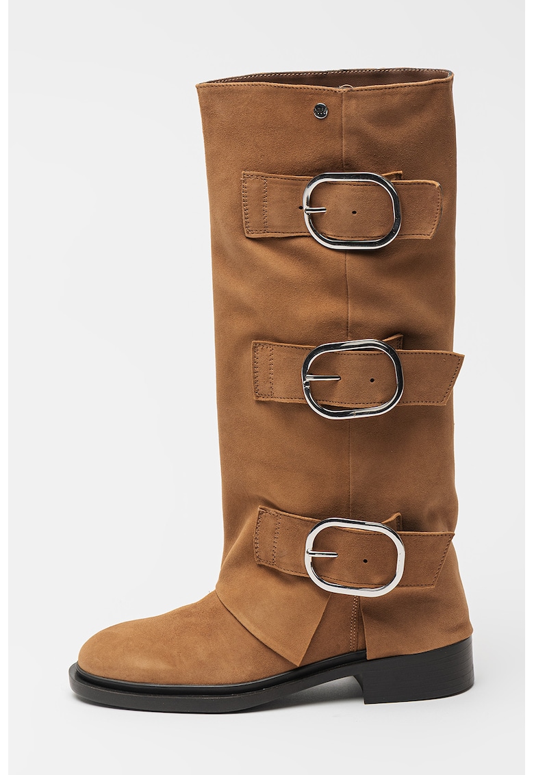 Кожени ботуши Mia NINE WEST