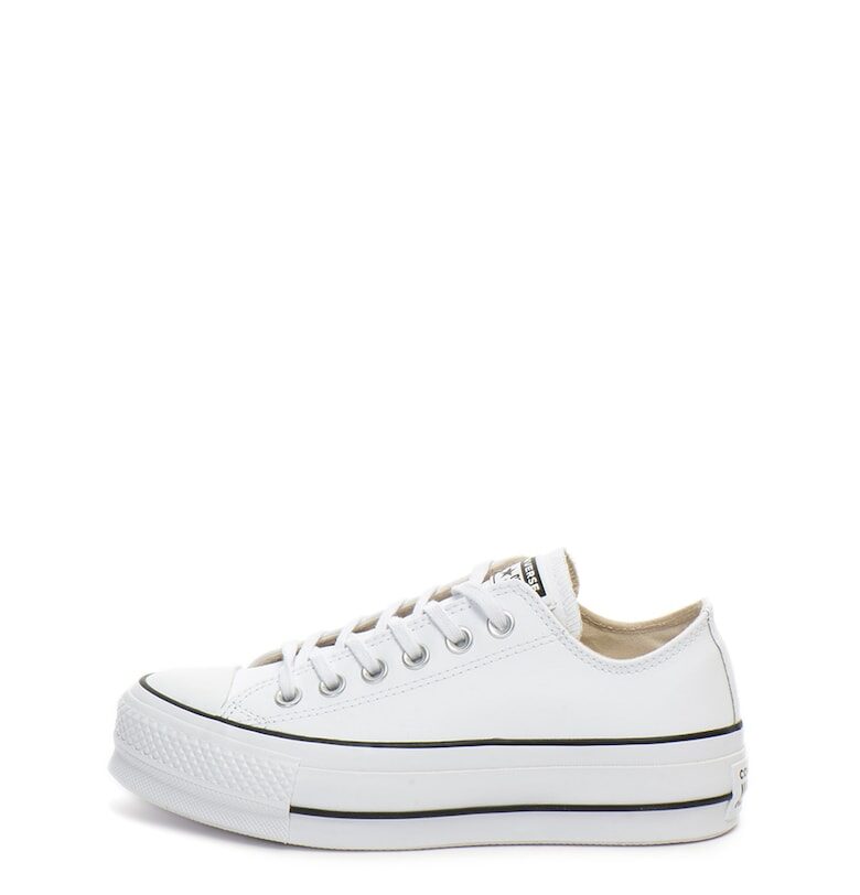 Кожени кецове Chuck Taylor All Star Lift с равна платформа Converse