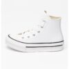 Кожени кецове Chuck Taylor All Star с равна платформа Converse