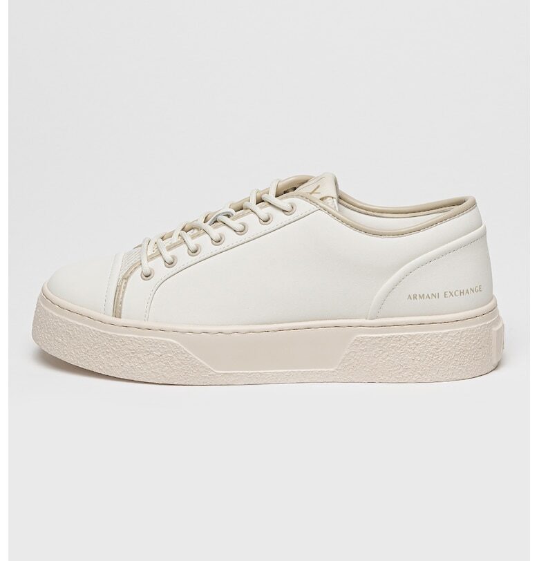 Кожени кецове с лого ARMANI EXCHANGE