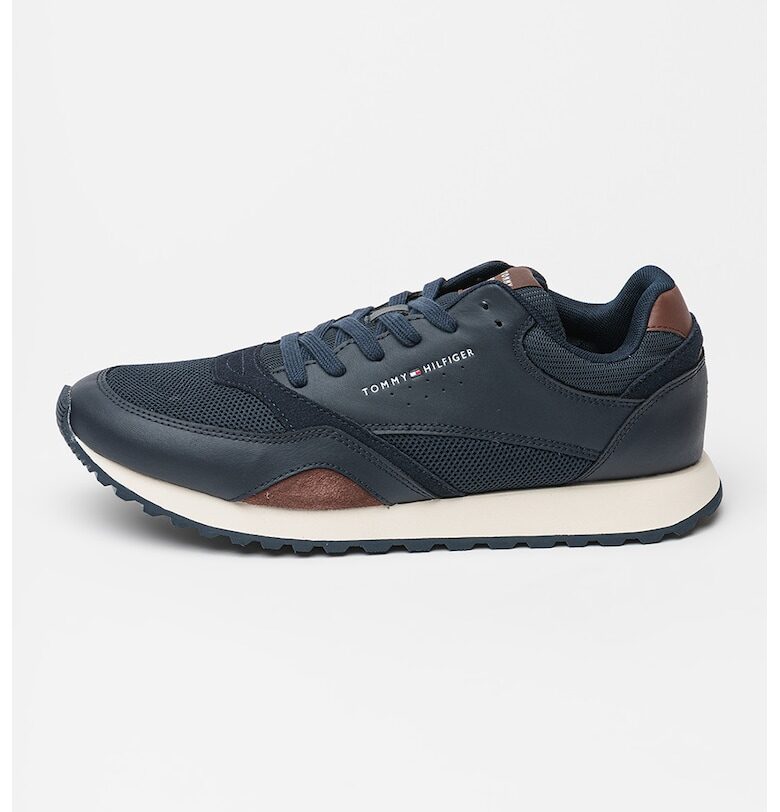 Кожени маратонки с мрежа Tommy Hilfiger