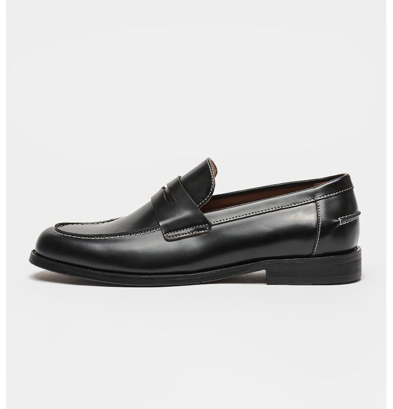 Кожени мокасини Natan с декоративна каишка Steve Madden