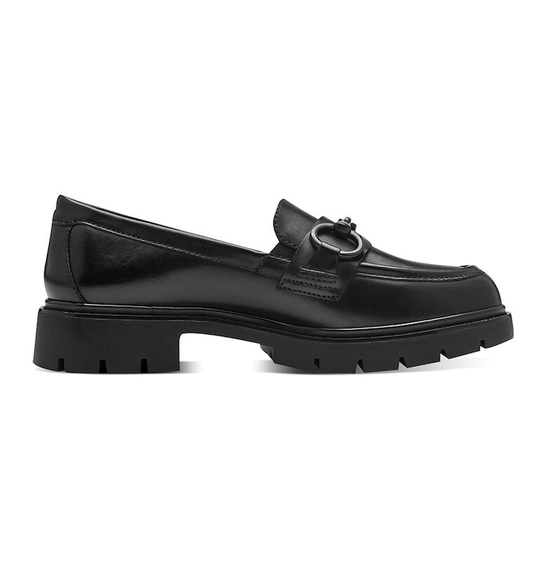 Кожени мокасини с масивен ток Tamaris Comfort