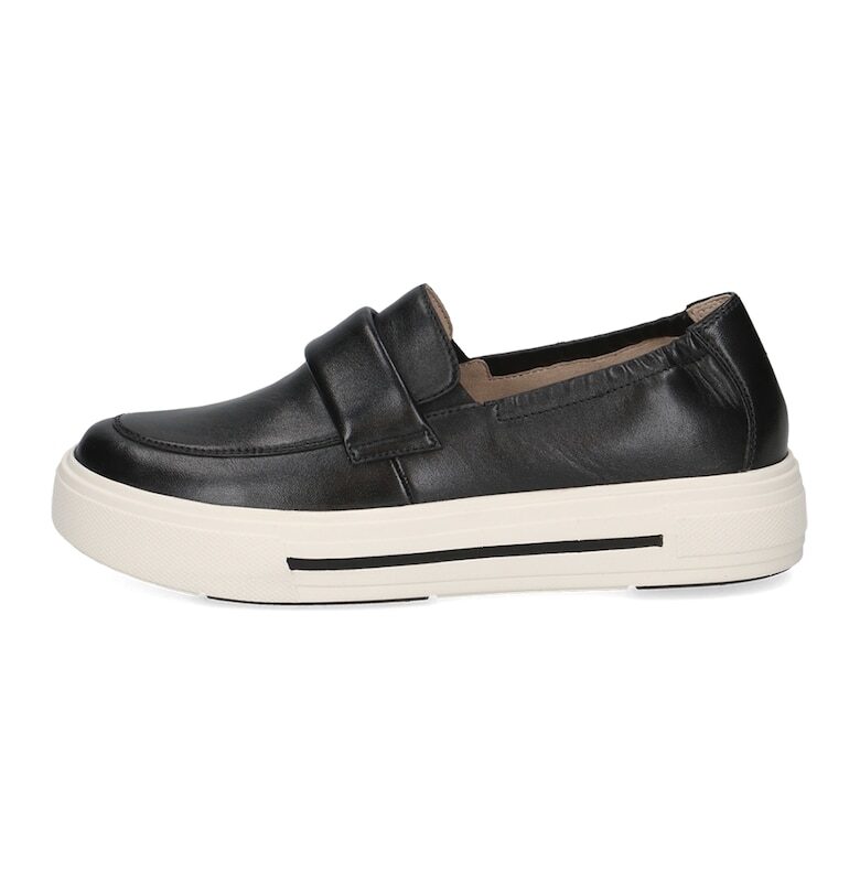 Кожени мокасини с равна платформа Caprice