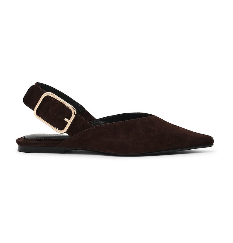 Кожени обувки Siana с отворена пета Steve Madden