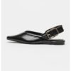 Кожени обувки Siana с отворена пета Steve Madden