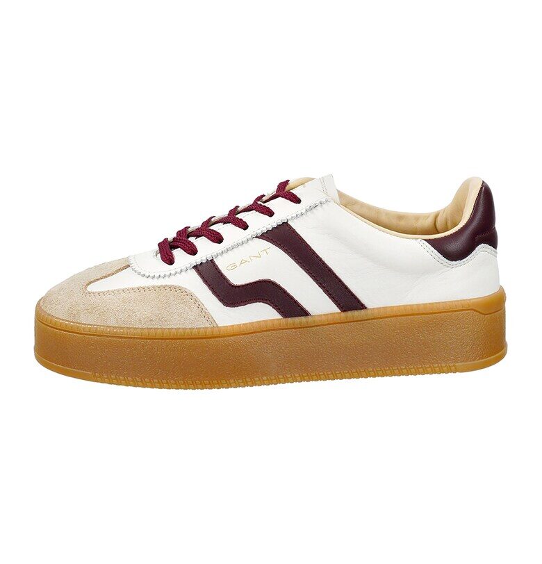 Кожени спортни обувки Cuzmani с равна платфома Gant