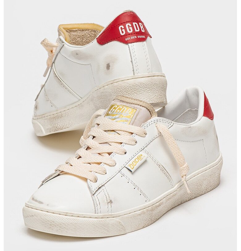 Кожени спортни обувки Matchstar с лого GOLDEN GOOSE