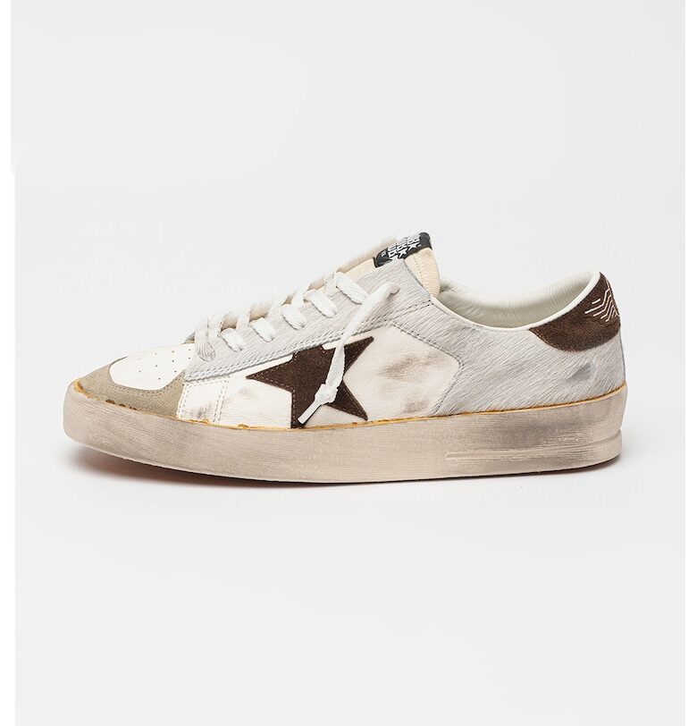 Кожени спортни обувки Stardan с велур GOLDEN GOOSE