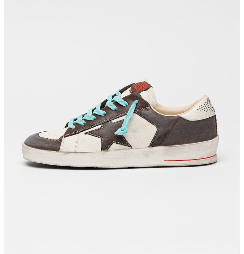 Кожени спортни обувки Stardan с контрасти GOLDEN GOOSE