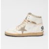 Кожени спортни обувки до глезена Sky Star с велур GOLDEN GOOSE