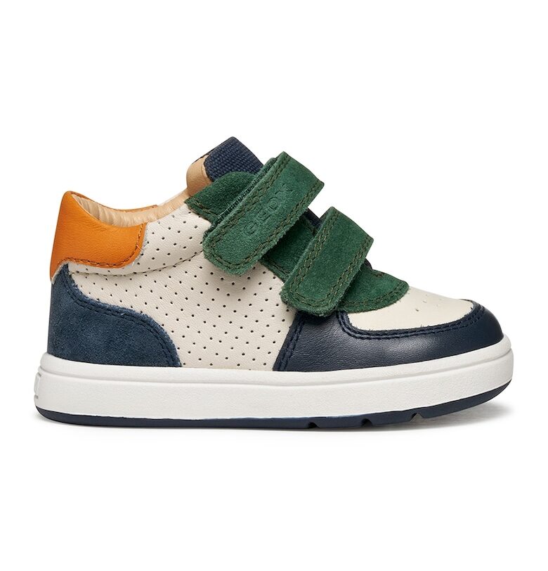 Кожени спортни обувки с велкро Geox