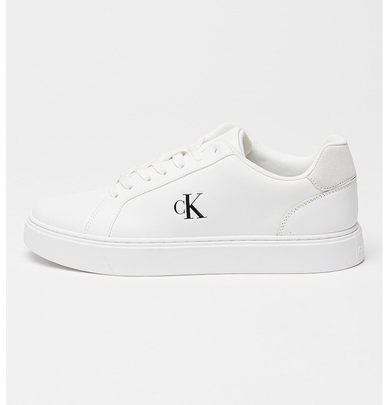 Кожени спортни обувки с велур CALVIN KLEIN JEANS