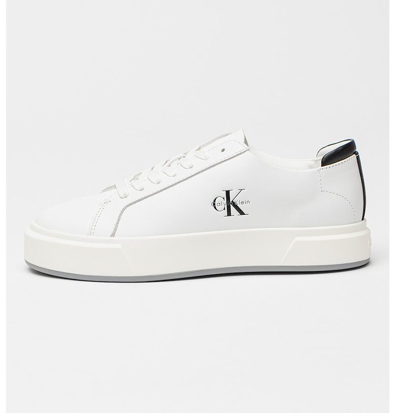 Кожени спортни обувки с лого CALVIN KLEIN JEANS